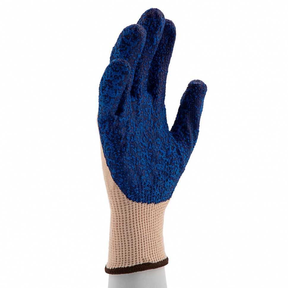 Перчатки трикотажные, вспененное нитрильное  покрытие, размер L, 15 класс вязки Сибртех Средства защиты рук фото, изображение