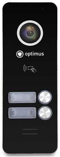 Optimus DSH-1080/2 черная Цветные вызывные панели многоабонентные фото, изображение